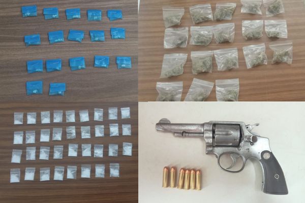 Los tres hombres están a disposición del Ministerio Público, por delito de portación de arma de fuego y contra la salud en Cuautlancingo