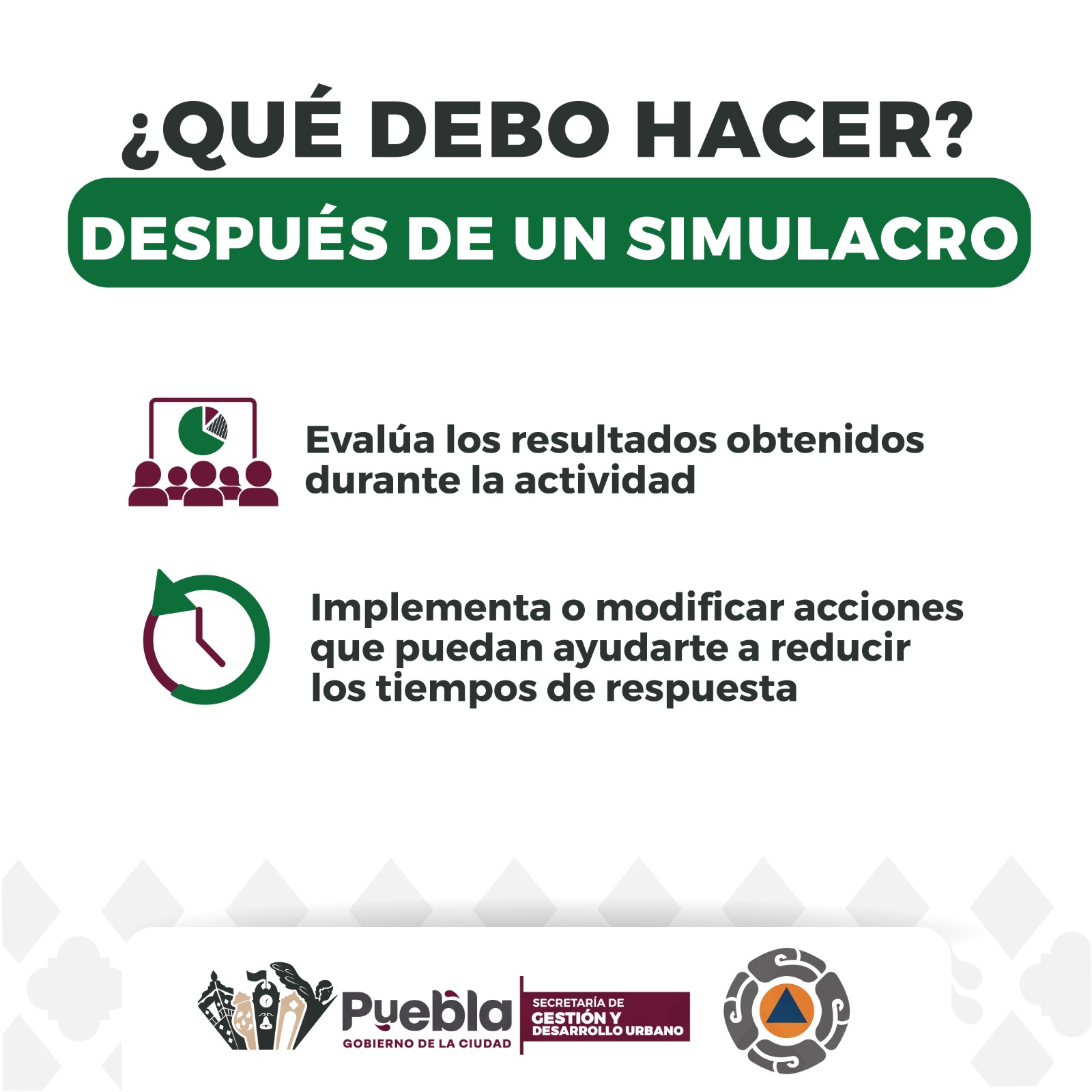 El Simulacro Nacional busca involucrar a todos los sectores para garantizar una respuesta organizada ante una emergencia real