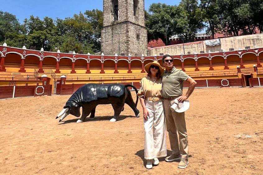 Mandí Ciriza, gerente del Canal Cocina llegó a Tlaxcala para realizar un scouting y conocer la riqueza turística y gastronómica de la entidad