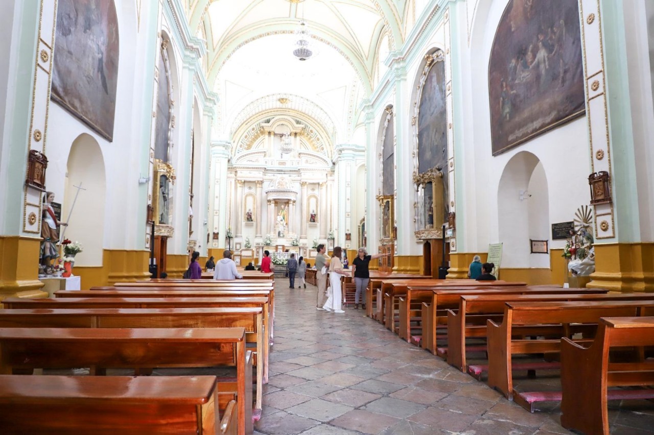 Mandí Ciriza, gerente del Canal Cocina llegó a Tlaxcala para realizar un scouting y conocer la riqueza turística y gastronómica de la entidad