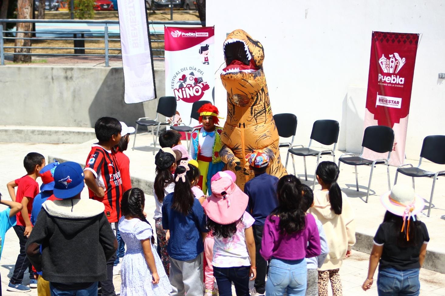 Los festivales se realizaron en el Parque Biblioteca y en el CDC de Santo Tomás Chautla, donde niñas y niños vivieron una jornada de alegría