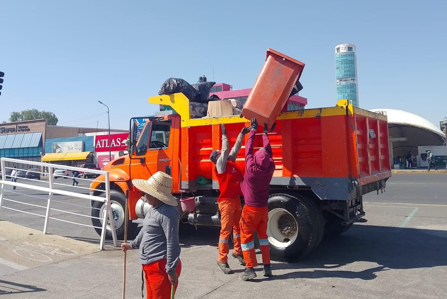 Las unidades de recolección de basura estarán operando en los turnos y horarios ya programados para cada zona de Puebla