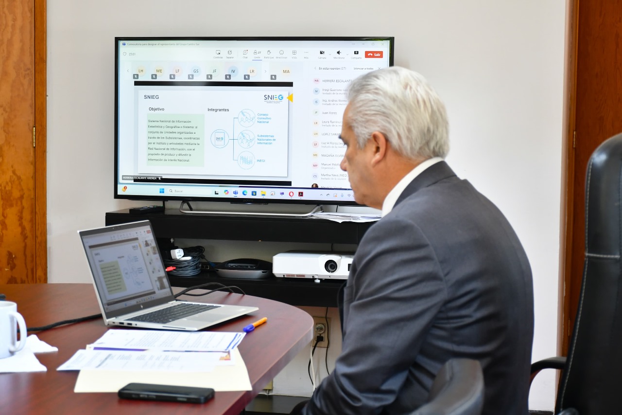 Noé Rodríguez Roldán concluyó con éxito su periodo como representante del Grupo Centro-Sur ante el Consejo Consultivo Nacional SNIEG