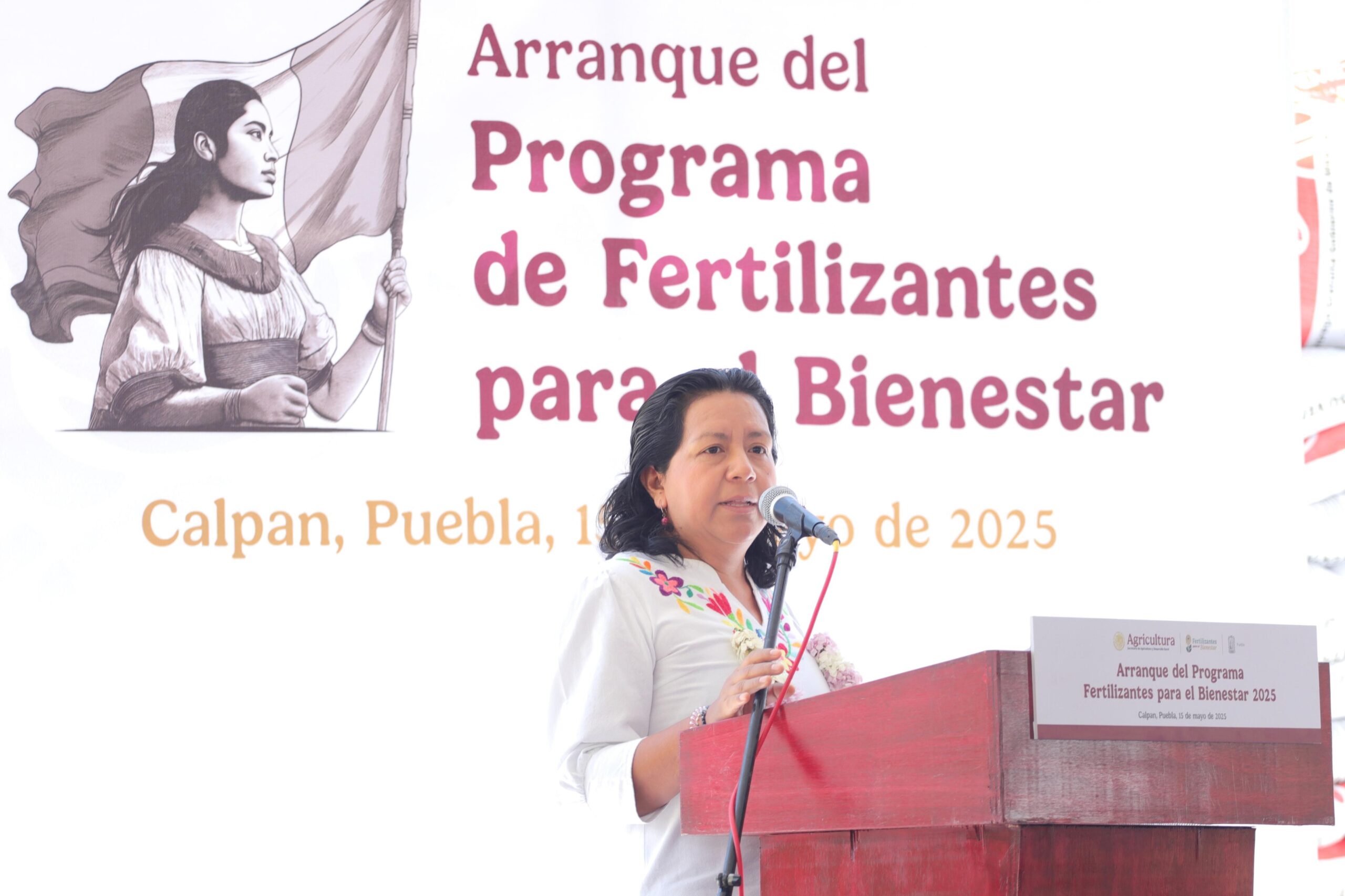 El programa distribuirá en Puebla más de 57 mil toneladas de fertilizantes gratuitos, beneficiando a 118 mil productoras y productores