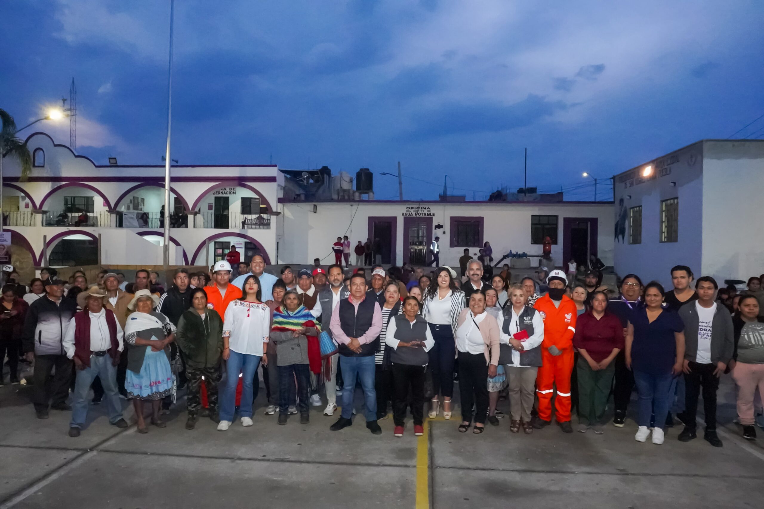 San Miguel Canoa, una de las juntas auxiliares con rezago social, se ve beneficiada directamente con esta modernización de tecnología LED