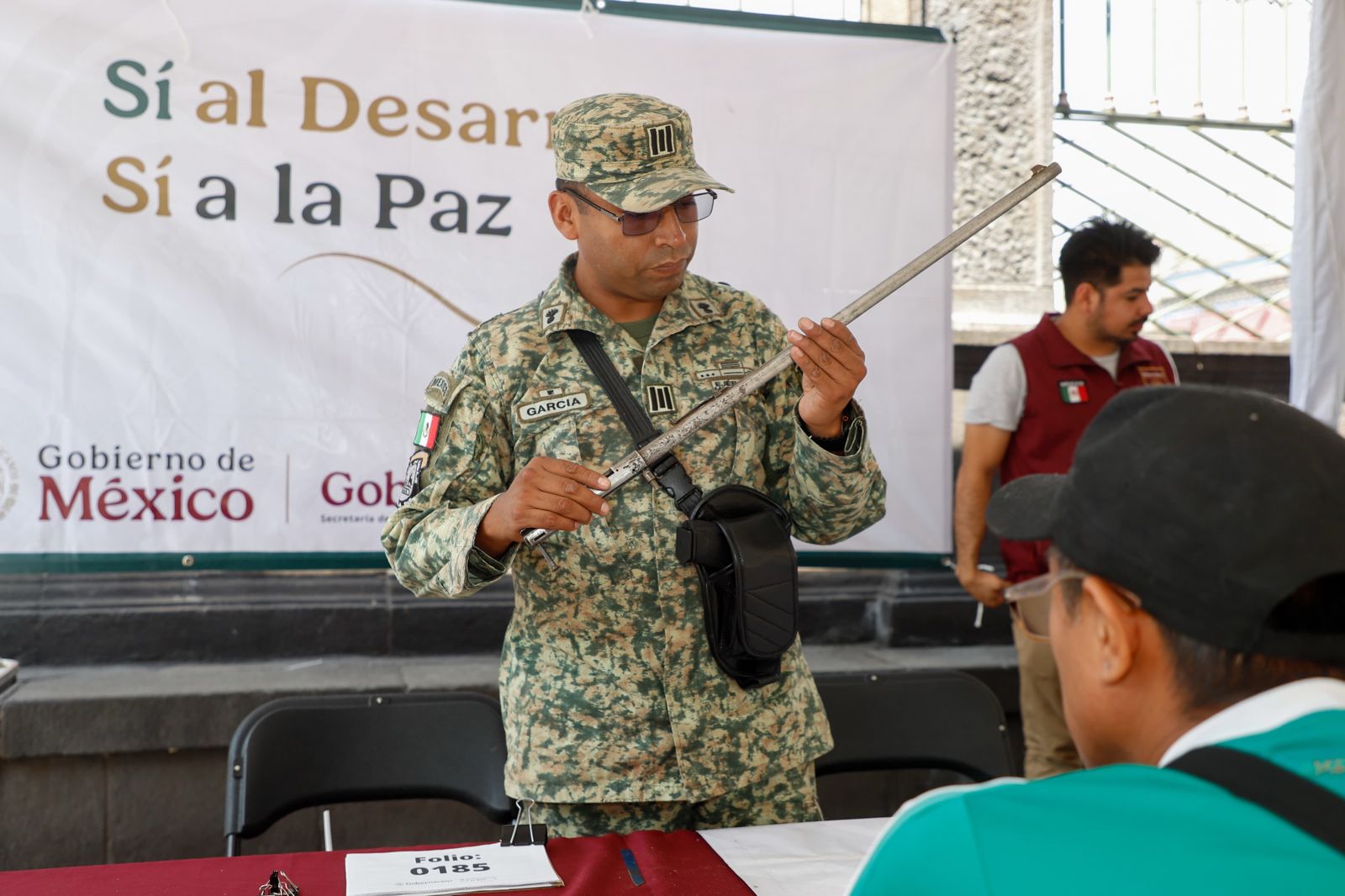 Con el programa “Sí al desarme, Sí a la paz” se resuelve y atiende el problema de la violencia y de los homicidios provocados por armas