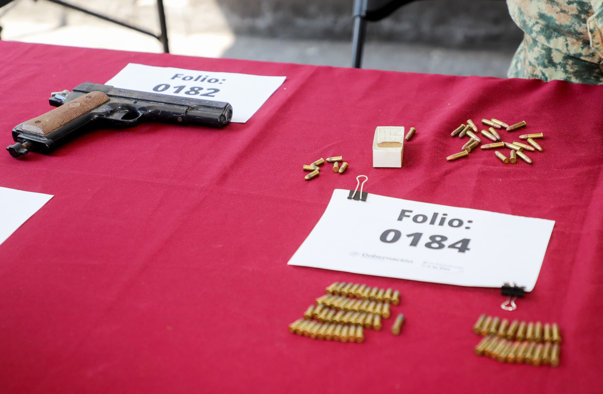 Con el programa “Sí al desarme, Sí a la paz” se resuelve y atiende el problema de la violencia y de los homicidios provocados por armas