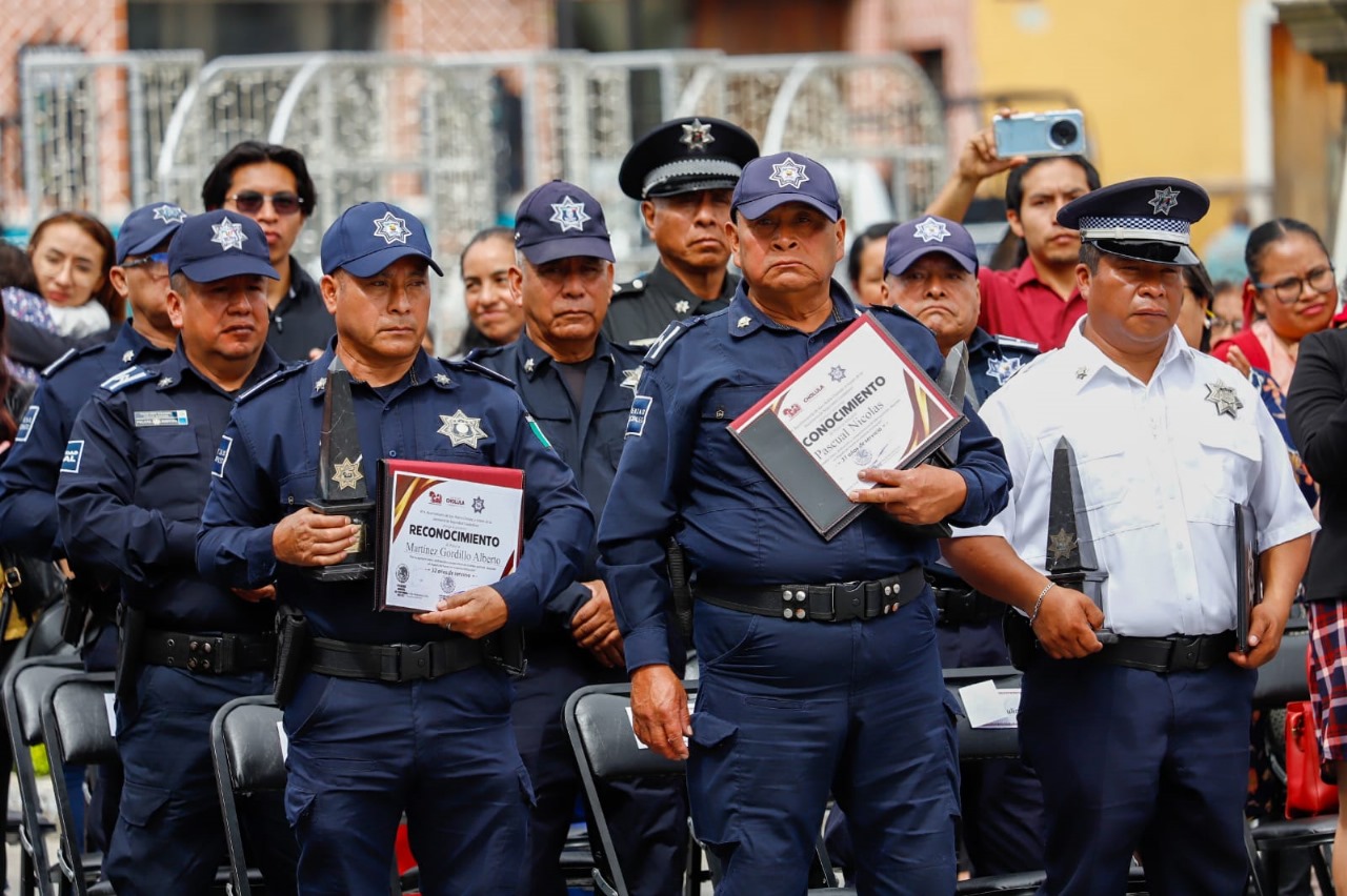 San Pedro Cholula ha impulsado acciones para dignificar la labor de policías con capacitaciones y jubilaciones dignas