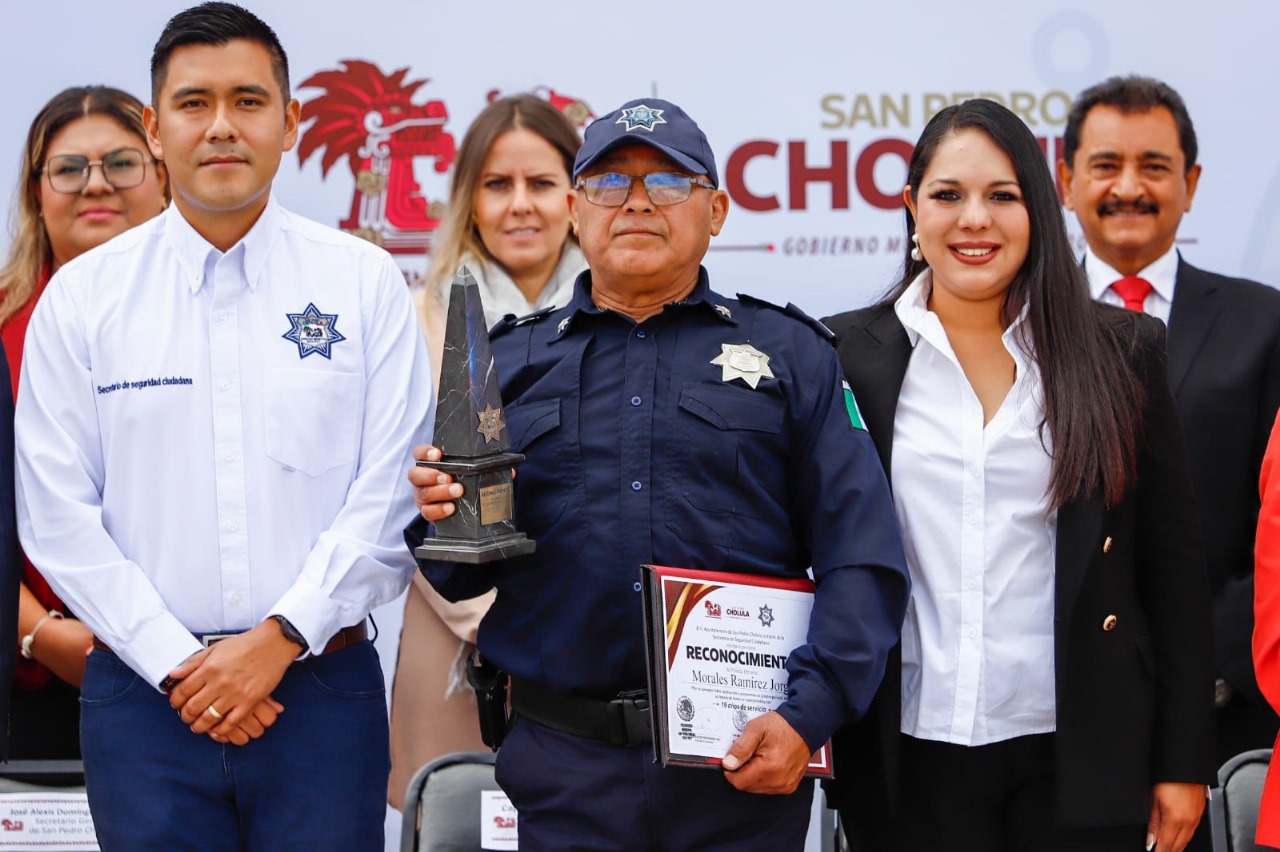 San Pedro Cholula ha impulsado acciones para dignificar la labor de policías con capacitaciones y jubilaciones dignas