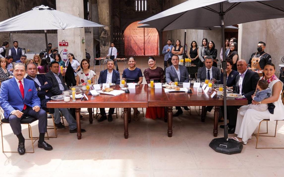 La presidenta municipal de San Andrés Cholula encabezó el evento El Respeto a la Libre Expresión con la participación de periodistas