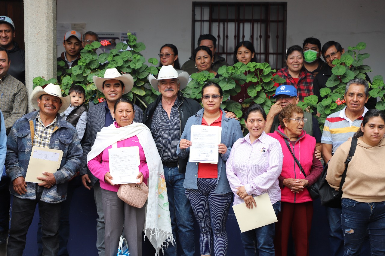 El titular de la SIA dio a conocer que las mujeres y hombres de los sectores pecuario y agropecuario recibieron apoyos como semovientes