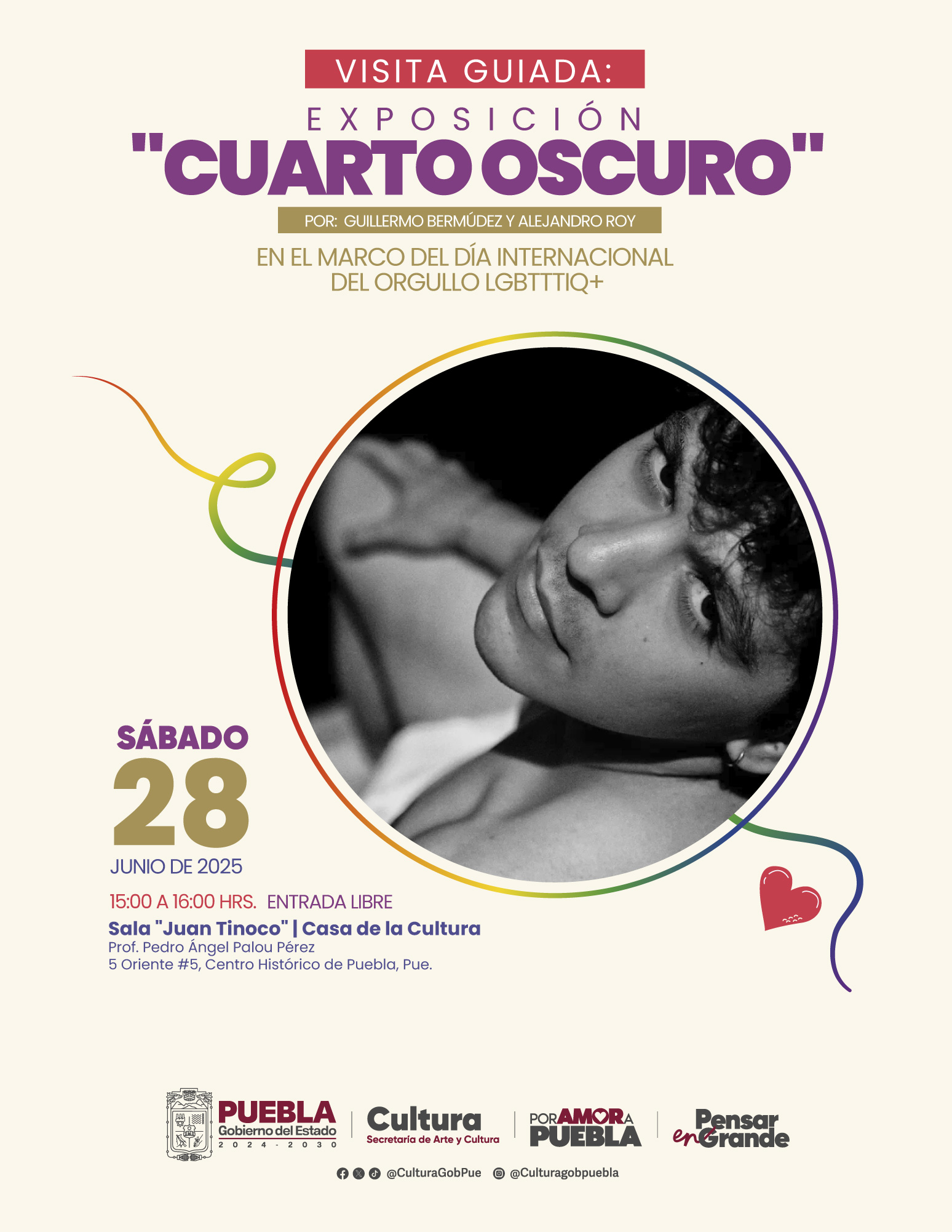 Como parte del Festival COLORES 2025, que celebra el Día del Orgullo, se programaron actividades gratuitas para el público en general 