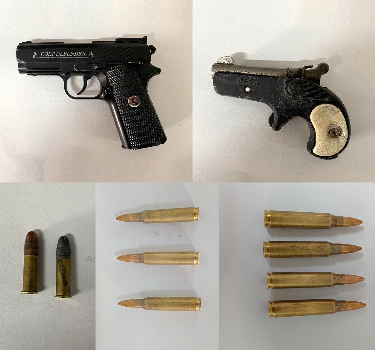 Aseguraron un arma de fuego corta, un objeto tipo pistola y más de 10 cartuchos útiles, algunos de ellos de uso de las Fuerzas Armadas