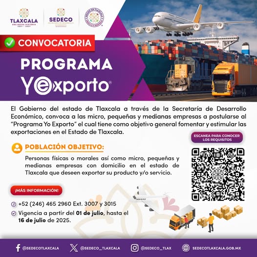 El programa “Yo Exporto” va dirigido a emprendedores interesados en exportar sus productos y consolidarse en el mercado internacional