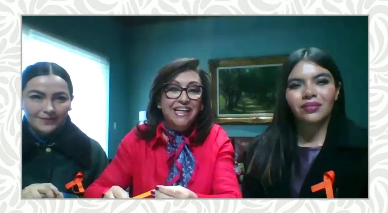 En su participación en “La mañanera del Pueblo”, subrayó que, en Tlaxcala el 65 por ciento de los programas están encaminados a las mujeres