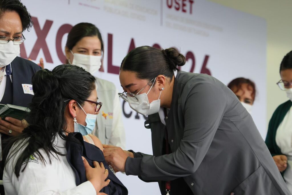 Gobierno de Tlaxcala arranca jornada masiva de vacunación contra sarampión en universidades públicas y privadas